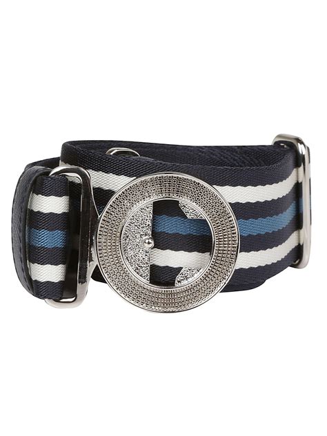 prada striped elastic belt|Prada belt for men.